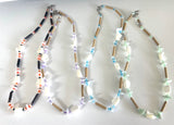 SHELL WITH BAMBOO AND BEADS 18 INCH NECKLACE (sold by the piece)ONLY 50 CENTS EACH