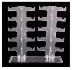 ACYRIC 10 PAIR STANDUP SUNGLASS DISPLAY RACK ( Sold by the piece )