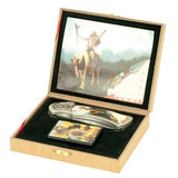NATIVE MAN ON HORSE WITH LIGHTER BOXED KNIFE (Sold by the piece)