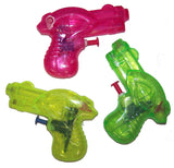 MEDIUM 4 INCH WATER GUNS (Sold by the dozen) *- CLOSEOUT NOW ONLY 25 CENTS EA