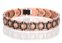 SOLID COPPER MAGNETIC LINK BRACELET style #LO (sold by the piece )