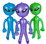 24 INCH ALIEN INFLATE TOY BLOW UP (Sold by the piece or dozen)