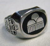 RAIN CLOUDS THUNDERBIRD STYLE BIKER RING (Sold by the piece)