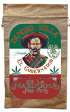 PANCHO VILLA MARIJUANA BURLAP BAG (Sold by the piece)