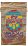 BRIGHTON UTAH  BURLAP BAG ( sold by the piece )