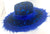 Blue FLAMING WIDE BRIM FUZZY HAT  (Sold by the dozen)
