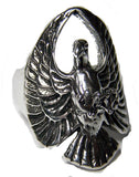 FLYING EAGLE WITH CLAWS BIKER RING  (Sold by the piece)
