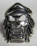 VAMPIRE BIKER SKULL WITH HAT BIKER RING ( sold by the piece )