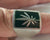 SQUARE MARIJUANA POT LEAF BIKER RING (Sold by the piece)