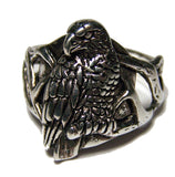 EAGLE SITTING ON BRANCH BIKER RING (Sold by the piece) *