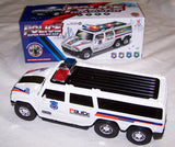 BATTERY OPERATED BUMP AND GO POLICE SUV CAR ( sold by the piece or dozen )