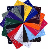 ASSORTED PAISLEY COLORED BANDANNA ( sold by the dozen ) BANDANA