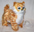 battery oper REMOTE CONTOL WALKING & MEOWING KITTEN CAT ( sold by the piece )