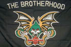 THE BROTHERHOOD  3' X 5' BIKER FLAG (Sold by the piece)