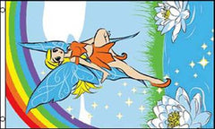 RAINBOW FAIRY 3' x 5' FLAG (Sold by the piece)