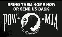 POW BRING EM HOME 3' x 5' MILITARY FLAG (Sold by the piece)