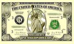MILLION DOLLAR 3 X 5  FLAG (Sold by the piece)