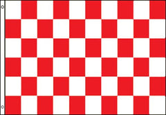 RED WHITE CHECKERED FLAG (Sold by the piece)