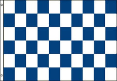 BLUE WHITE 3 X 5  CHECKERED FLAG (Sold by the piece)