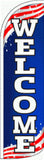 SUPER SWOOPER 15 FT AMERICAN WELCOME FLAG (Sold by the piece)