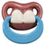 TWO FRONT TEETH WITH RING  BILLY BOB TODDLER PACIFIER ( sold by  the piece )