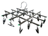 EXPANDABLE 20 METAL CLIP HANGING DISPLAY RACK (Sold by the piece) *- CLOSEOUT NOW $ 15 EA