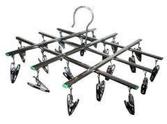 EXPANDABLE 20 METAL CLIP HANGING DISPLAY RACK (Sold by the piece) *- CLOSEOUT NOW $ 15 EA