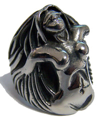 SEXY WOMEN STAINLESS STEEL BIKER RING ( sold by the piece )