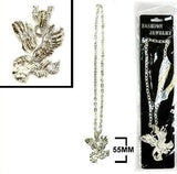 HEAVY BLING BLING EAGLE NECKLACES (Sold by the piece or  dozen) CLOSEOUT $ 1.50 EA
