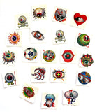 MINI TATTOO'S EYE ASSORTMENT (Sold by the gross 144 PC )