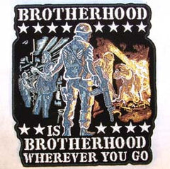 BROTHERHOOD JUMBO 6 INCH PATCH (Sold by the piece)