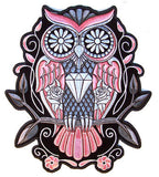 JUMBO DIAMOND SUGAR OWL 9 INCH PATCH (Sold by the piece)