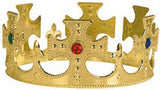 KING CROWN WITH CROSSES AND JEWELS (Sold by the piece or dozen)
