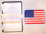 AMERICAN FLAG MAGNETIC ADDRESS PHONE BOOK (Sold by the dozen) *- CLOSEOUT NOW ONLY 25 CENTS EA
