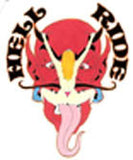 HELL RIDE LADY DEVIL TONGUE 4 INCH PATCH (Sold by the piece or dozen ) -* CLOSEOUT AS LOW AS $1 EA