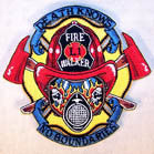 FIRE WALKER 4 INCH PATCH ( Sold by the piece or dozen ) *- CLOSEOUT AS LOW AS 75 CENTS EA