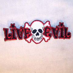 LIVE EVIL 4 IN PATCH (Sold by the piece or dozen ) -* CLOSEOUT AS LOW AS 75 CENTS EA