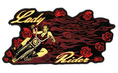 LADY RIDER RIDING PATCH (Sold by the piece)
