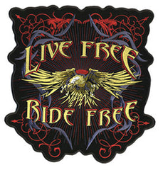 LIVE FREE RIDE FREE PATCH (Sold by the piece)