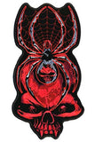 BLACK WIDOW SKULL PATCH (Sold by the piece)