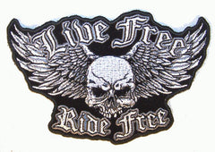 MASTER WING SKULL DELUXE PATCH (Sold by the piece)