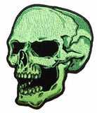 GREEN SKULL LEFT PATCH (Sold by the piece)