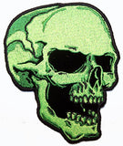 GREEN SKULL PATCH FACING RIGHT (Sold by the piece)