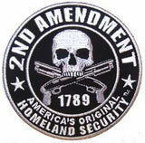 HOME LAND SECURITY 2ND AMENDMENT 4 INCH PATCH (Sold by the piece)
