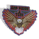 RED WHITE & TRUE EAGLE HAT / JACKET PIN (Sold by the piece)