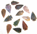 STONE ARROWHEADS * SMALL * 1 1/2 INCH