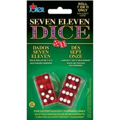 DOUBLE SET OF MAGIC TRICK 7/11 DICE (Sold by the PIECE OR dozen)