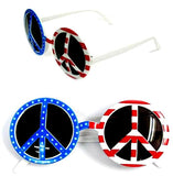 USA PEACE PARTY GLASSES (Sold by the piece OR dozen )