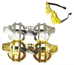 JUMBO DOLLAR SIGN PARTY GLASSES (Sold by the piece or dozen )