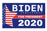 2020 BIDEN FOR PRESIDENT 2020 3 X 5  blue flag (sold by the piece)